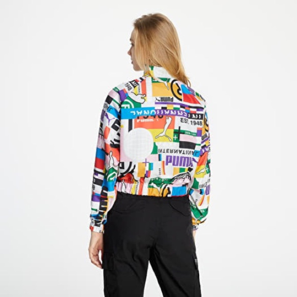 NWT Puma International Lab Track Jacket Multicolor | XS - Picture 4 of 10
